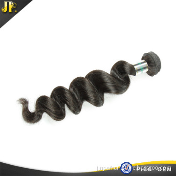Malaysian 7A grade virgin natural color loose wave remy human hair extension